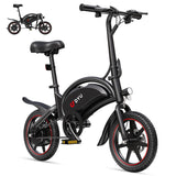 Electric Bike DYU DYU-D3S-001 Black 250 W 10 Ah 14"-0