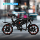 Electric Bike DYU DYU-D3S-001 Black 250 W 10 Ah 14"-5