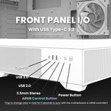 ATX Semi-tower Box Zalman CHRONIX WHITE White-17