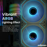 ATX Semi-tower Box Zalman CHRONIX WHITE White-16