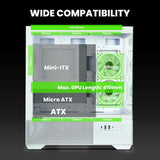 ATX Semi-tower Box Zalman CHRONIX WHITE White-15