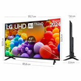 Smart TV LG 43UT73006LA.AEUQ 43" 4K Ultra HD LED HDR D-LED-8