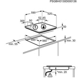 Induction Hot Plate Samsung NZ64M3NM1BB 60 cm 7200 W-1