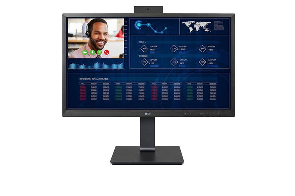 LG 24CQ651W-BP All-in-One PC 24 Inch IPS FHD Intel Pentium N6005 8GB RAM 256GB SSD Black-0