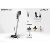 Cordless Vacuum Cleaner Samsung VS20B75AGR1/GE Black 550 W 200 W-13