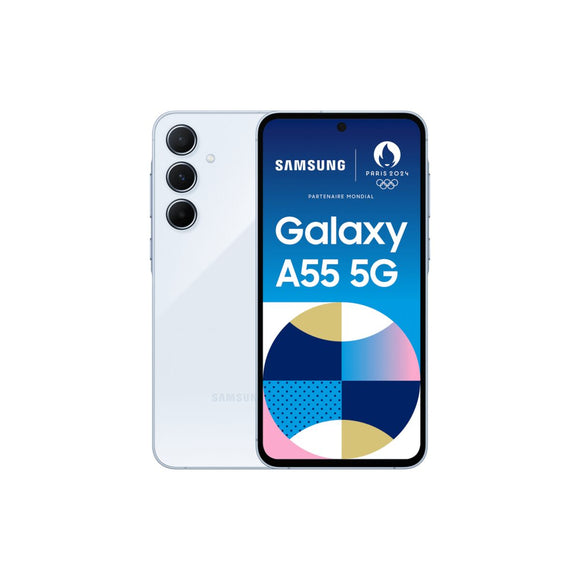 Smartphone Samsung Galaxy A55 Octa Core 8 GB RAM 128 GB Blue-0