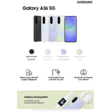 Smartphone Samsung SM-A366BZKBEEB 6,7" 6 GB RAM 128 GB Black-1