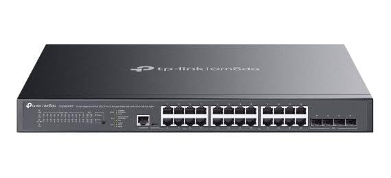 TP-LINK Switch | SG3428XMPP Omada | Managed L2 | Rackmountable | Gigabit Ethernet (copper) ports quantity 24 | SFP+ ports quantity 4 | PoE+ ports quantity 16 & 8x PoE++-0