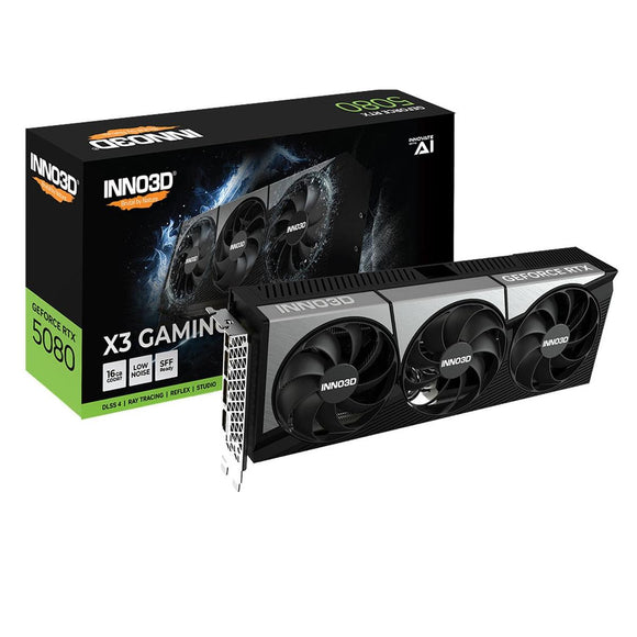 Inno3D RTX5080 X3 Gaming OC 16GB GDDR7 HDMI 3xDP-0