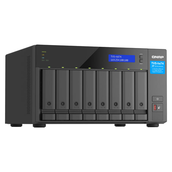 Network Storage Qnap TVS-H874T-I9-64G Black-0