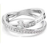 Ladies' Ring Swarovski 5691230 Silver 18-0