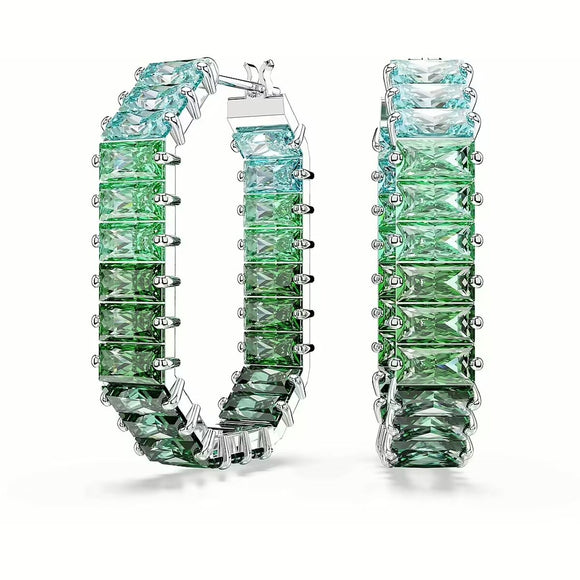 Ladies' Earrings Swarovski 5705787 Green-0