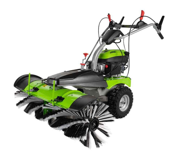 Zipper ZI-KM1000 Power Sweeper 1000 mm Brush Width 4.8 HP Engine-0