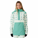 Women's Sports Jacket Rip Curl Rider Anorak Aquamarine-0