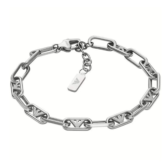 Men's Bracelet Emporio Armani EGS3249040 Silver-0