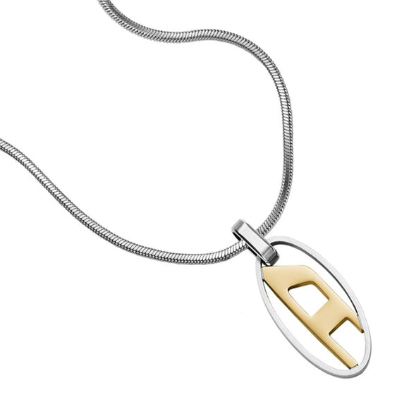 Ladies' Pendant Diesel DX1421931 Silver-0
