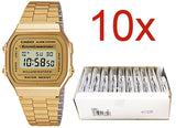 CASIO VINTAGE Mod. A168WG-9E **PACK 10 PCS**-0