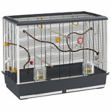 Bird cage Ferplast Piano 6 White 7 x 7 x 6,5 cm 46,5 x 70 x 87 cm-6