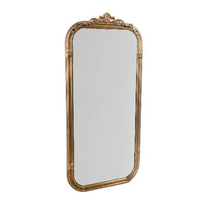 Wall mirror Romimex Golden Metal Window 61 x 140 x 4 cm-0