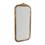 Wall mirror Romimex Golden Metal Window 61 x 140 x 4 cm-0