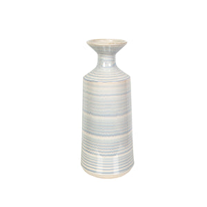 Vase Romimex Blue White Ceramic 21 x 50 x 21 cm-0