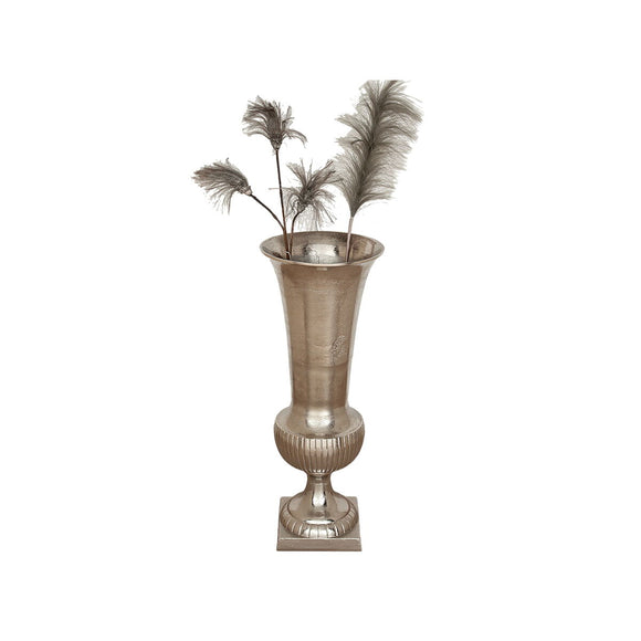 Floor vase Alexandra House Living Silver Aluminium 28 x 73 x 28 cm-0