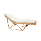 Sun-lounger Romimex Natural 170 x 70 x 65 cm-0