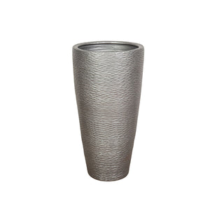 Vase Alexandra House Living Silver Ceramic 35 x 75 x 35 cm-0