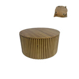 Side table Romimex Natural 80 x 40 x 80 cm-1