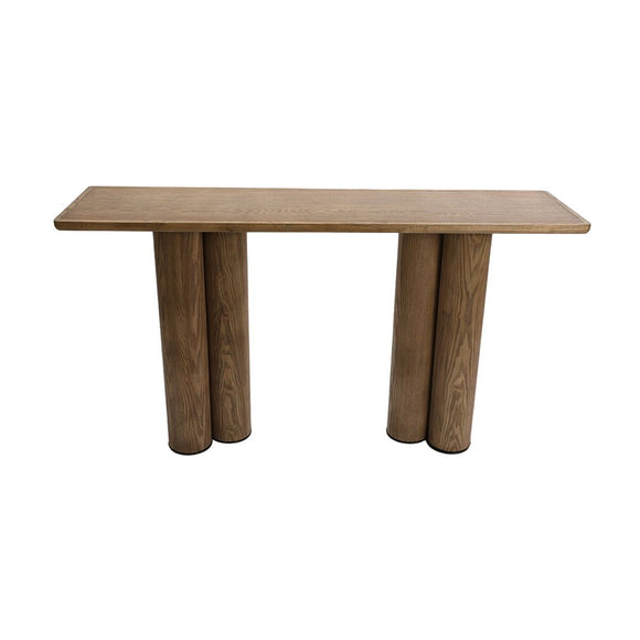 Console Romimex Natural MDF Wood Mahogany wood 150 x 81 x 40 cm-0