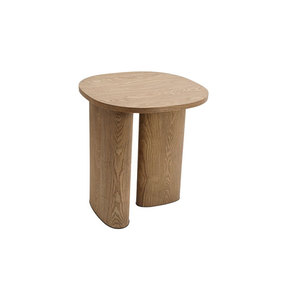 Side table Romimex Natural MDF Wood Mahogany wood 56 x 61 x 56 cm-0