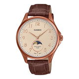 CASIO COLLECTION Mod. MOONPHASES - LEATHER, BRONZE-0