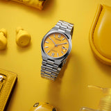 CITIZEN Mod. TSUYOSA Automatic - HONEY YELLOW-4