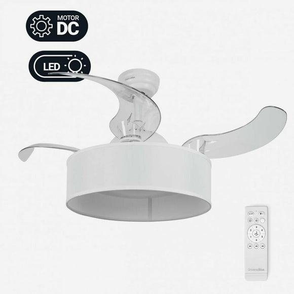 Ceiling Fan Universal Blue JALOQUE WFW Ø 104 cm White 65 W-0