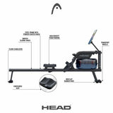 Rowing Machine Head HRW20701-1