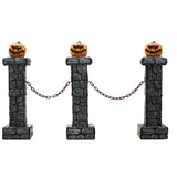 Halloween Decorations 200 x 175 x 46 cm Orange (3 Pieces) (3 Units)-0