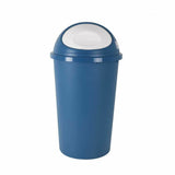 Rubbish Bin Tontarelli Big hoop Blue White 50 L (10 Units)-1