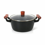 Casserole with glass lid Quttin Doha 39 x 28 x 15 cm (4 Units)-1