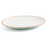 Serving Platter Ariane Terra Oval Ceramic Beige (Ø 26 cm) (12 Units)-1