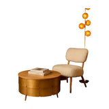 Centre Table Home ESPRIT Golden 90 x 90 x 45 cm-0
