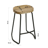 Stool Versa 42 x 65 x 50 cm (2 Units)-1