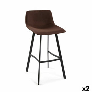 Stool Versa Baldwin Brown 49 x 88 x 42 cm (2 Units)-0