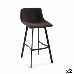 Stool Versa Baldwin Grey 49 x 88 x 42 cm (2 Units)-0