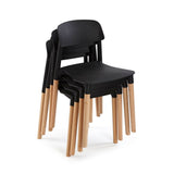 Chair Versa Black 45 x 76 x 42 cm (4 Units)-1