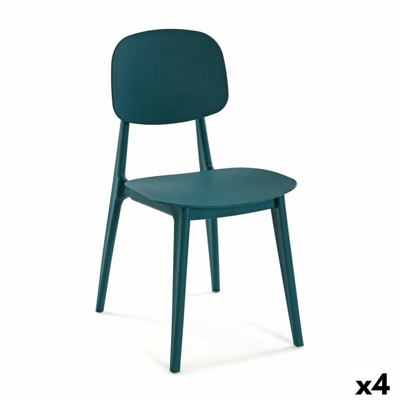 Chair Versa Blue 39,5 x 80 x 41,5 cm (4 Units)-0