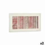 Canvas Stripes With relief (110 x 60 x 2,5 cm) (2 Units)-0