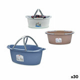 Laundry Basket Stefanplast PR181A PR181A Plastic 25 L 59 x 23 x 38 cm With handles (30 Units)-0