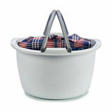 Laundry Basket Stefanplast PR154O PR154O Blue White Brown Green Plastic 16 L 39 x 22 x 39 cm With handles (30 Units)-1