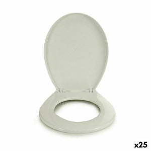 Toilet Seat White Plastic 34,5 x 43 x 5 cm (25 Units)-0