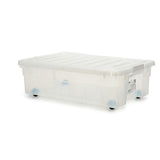 Storage Box with Wheels 7425/1 7425/1 30 L 40 x 18 x 59,5 cm (14 Units)-2